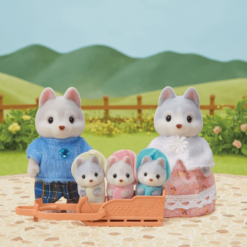 SYLVANIAN FAMILIES HUSKY FAMILY SET