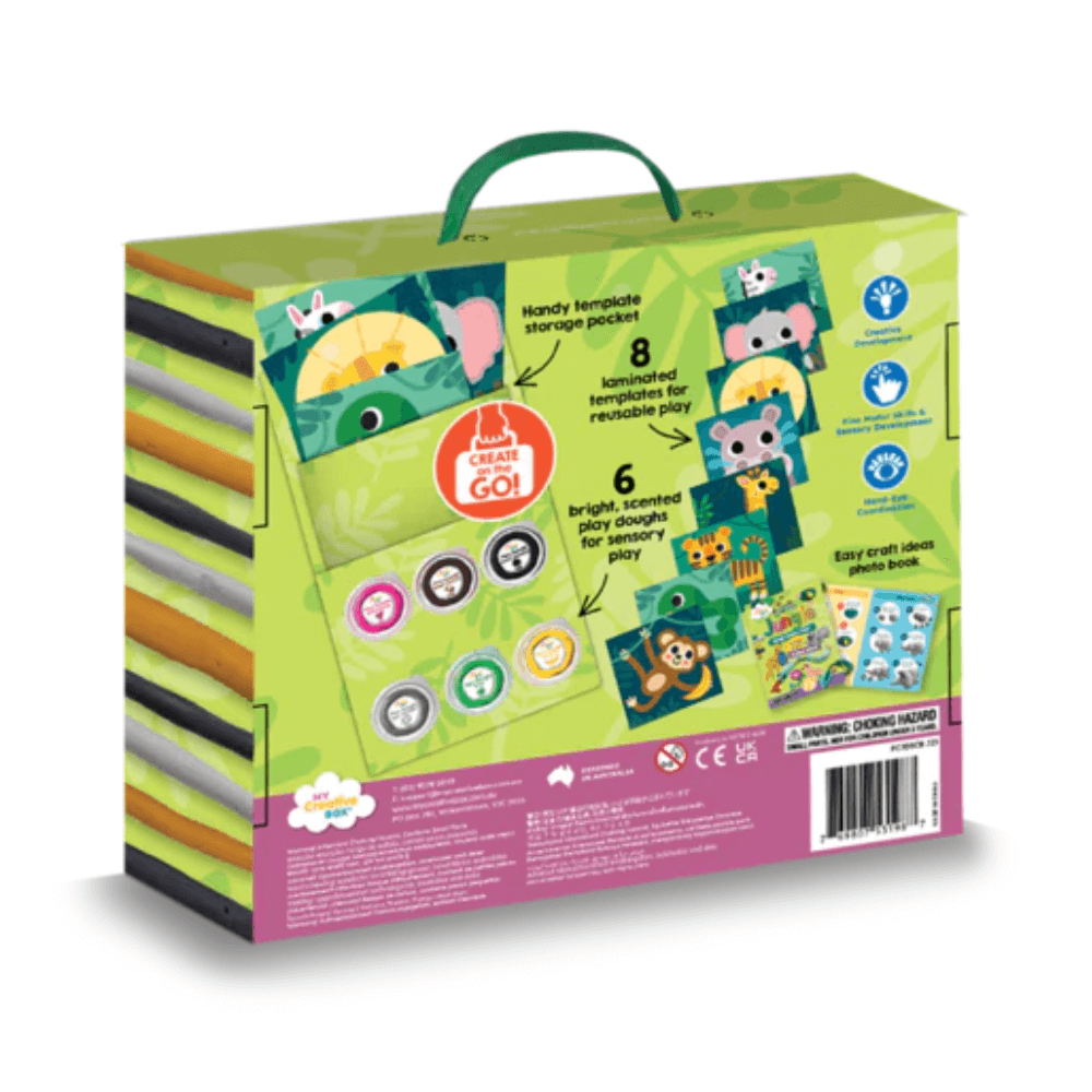 MY CREATIVE BOX JUNGLE DOUGH SENSORY CRAFT KIT