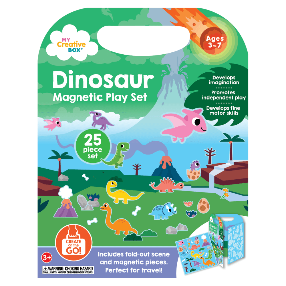 MY CREATIVE BOX DINOSAUR MAGNETIC PLAY SET