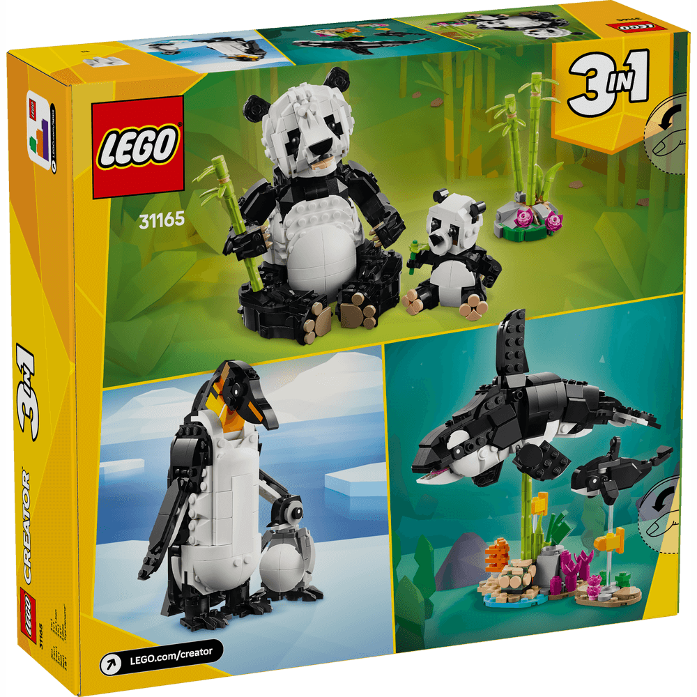 LEGO WILD ANIMALS PANDA FAMILY 31165