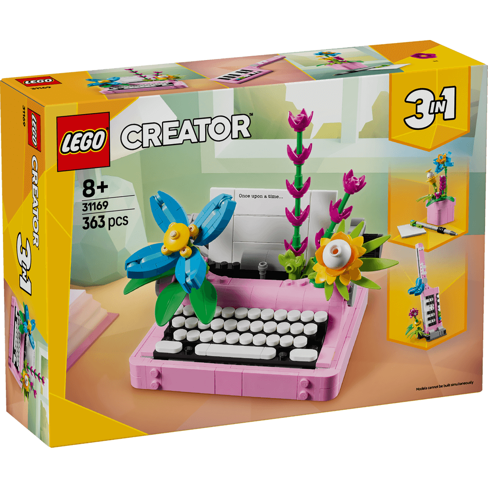 CREATOR TYPEWRITER WITH FLOWERS 31169