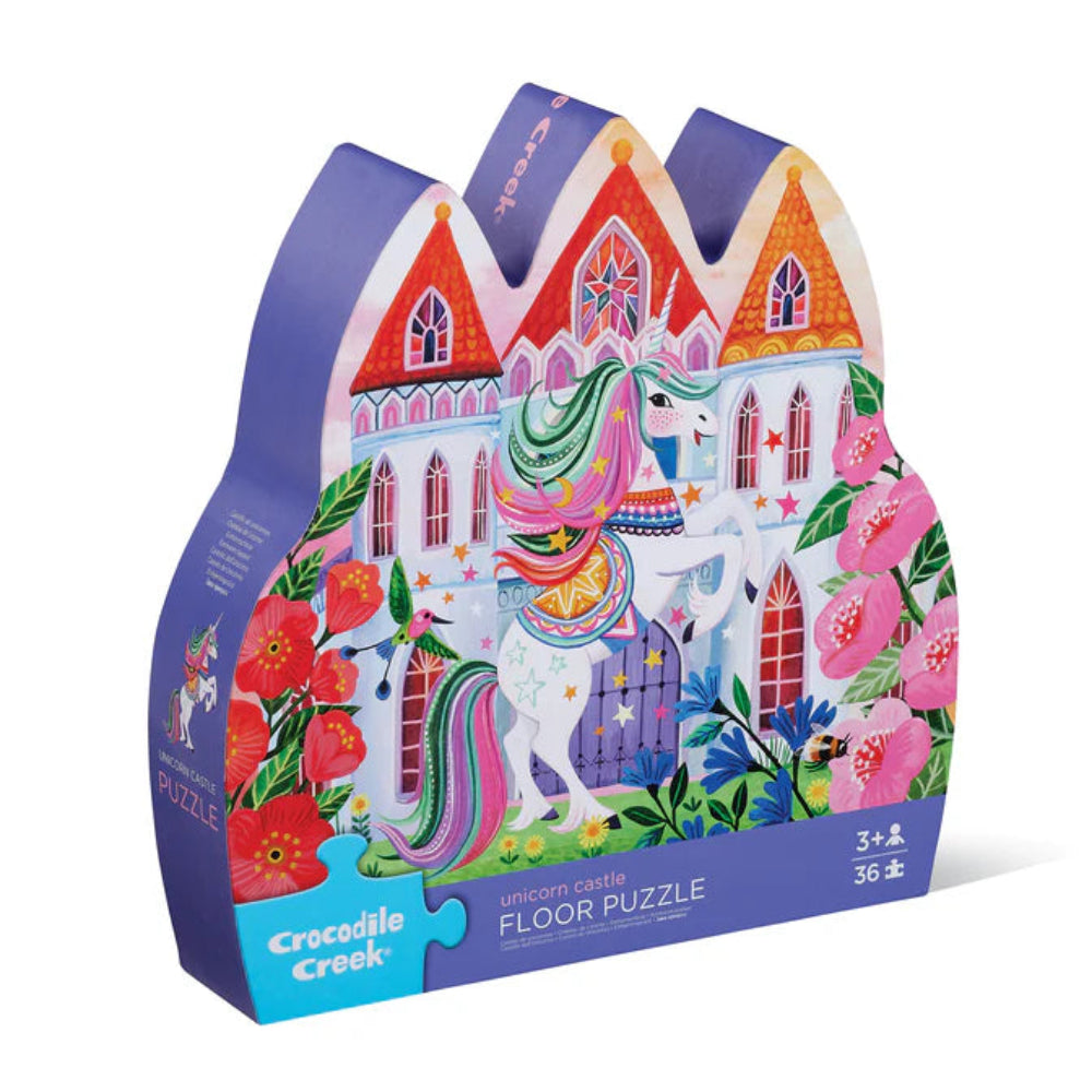 CROCODILE CREEK UNICORN CASTLE 36PC PUZZLE