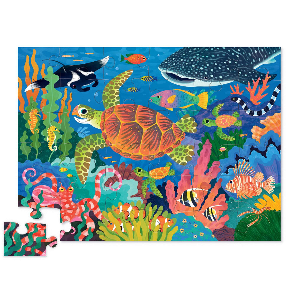 CROCODILE CREEK SEA TURTLE FLOOR PUZZLE