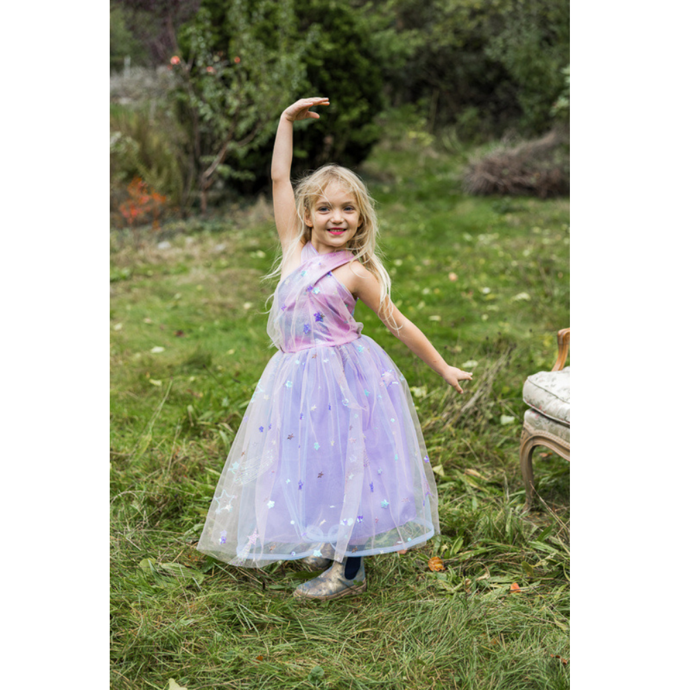 GREAT PRETENDER ERAS DRESS LILAC SIZE 7-8