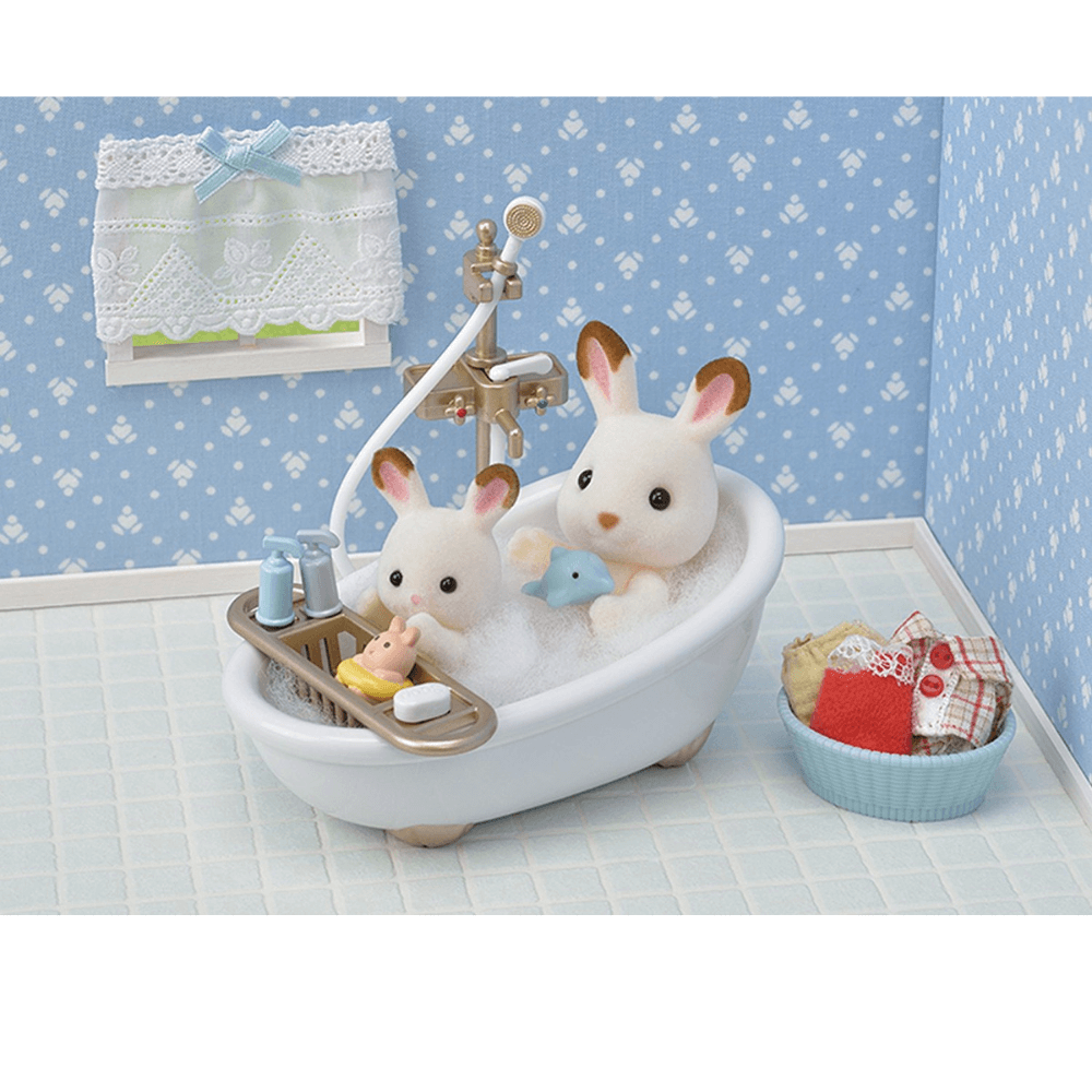 SYLVANIAN FAMILIES COUNTRY BATHROOM SET