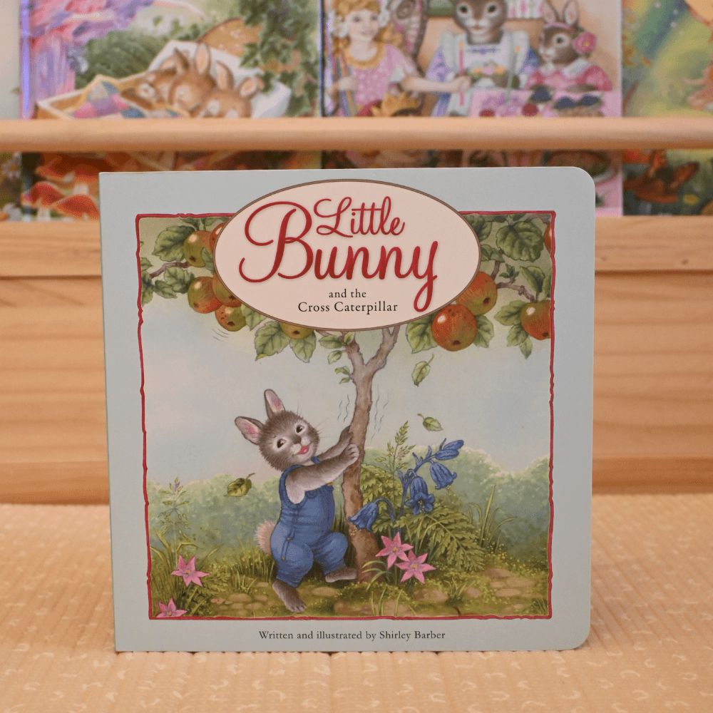 SHIRLEY BARBER LITTLE BUNNY AND THE CROSS CATERPILLAR BOARD BOOK