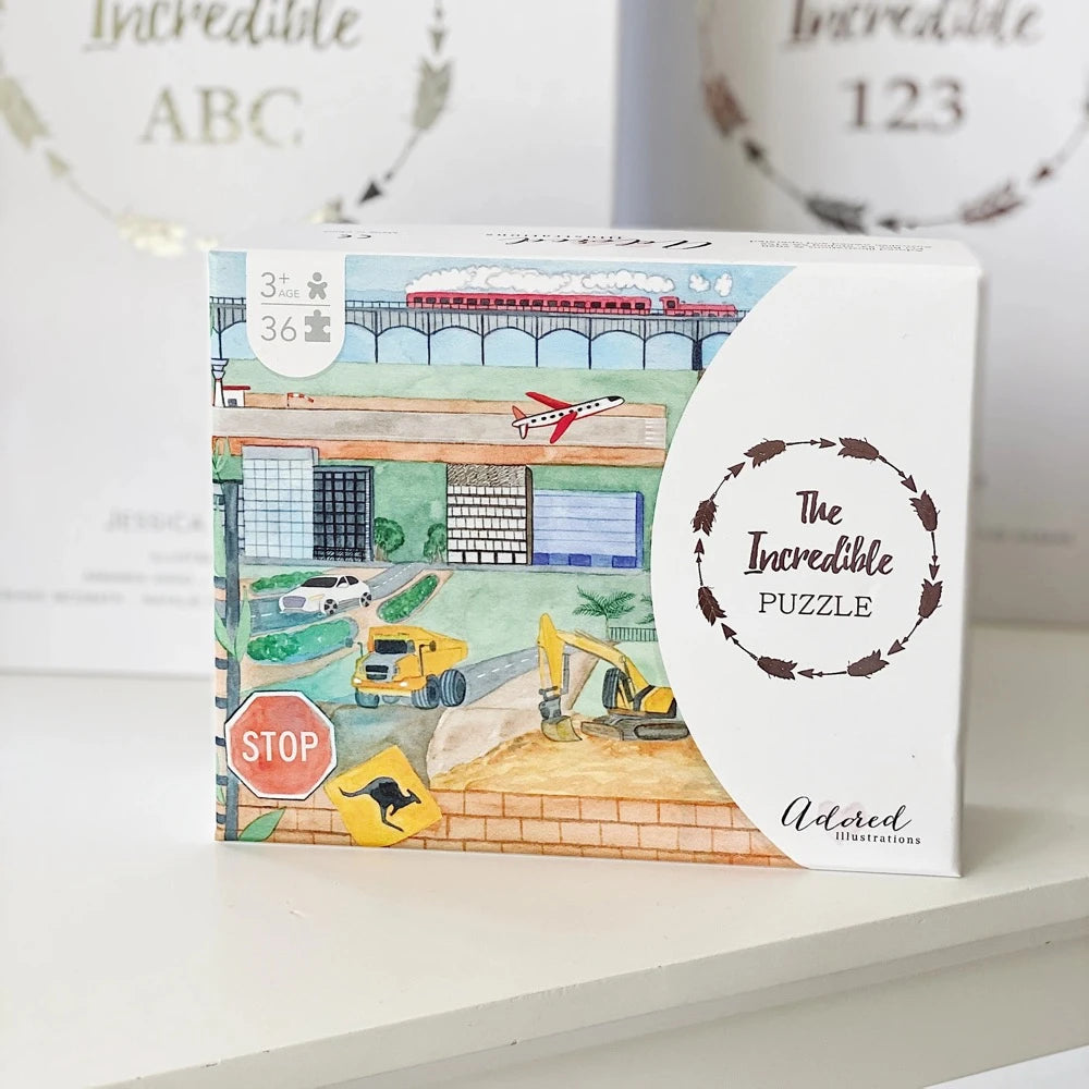 ADORED ILLUSTRATIONS THE INCREDIBLE PUZZLE TRAVEL