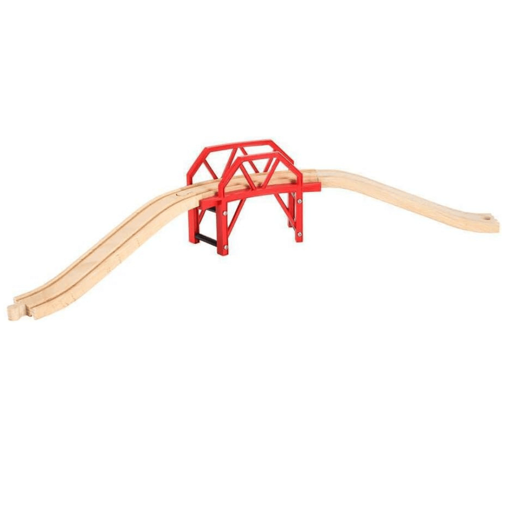 BRIO BRIDGE - CURVED BRIDGE, 4 PIECES