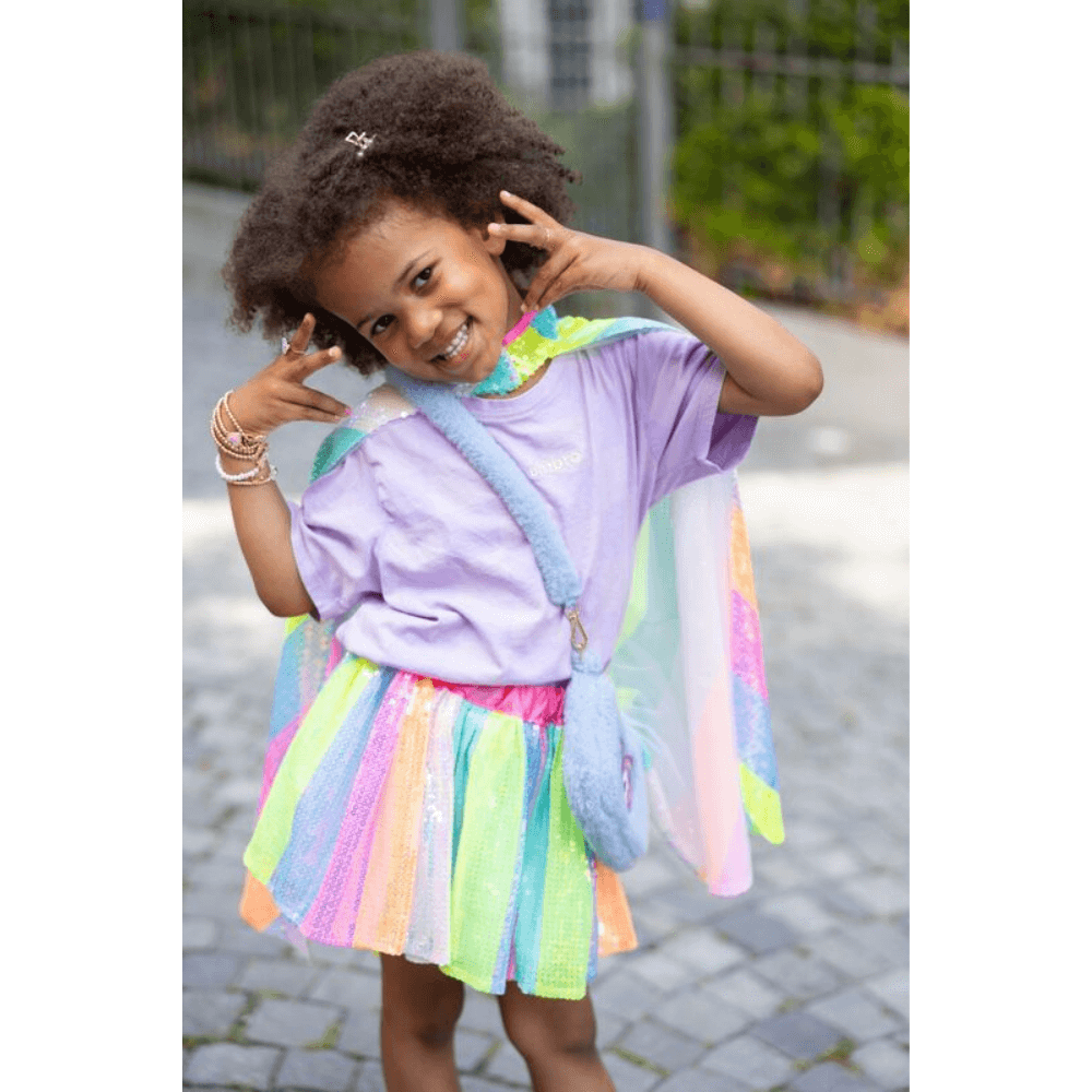 GREAT PRETENDER STRIPY SEQUINS SKIRT 4-6