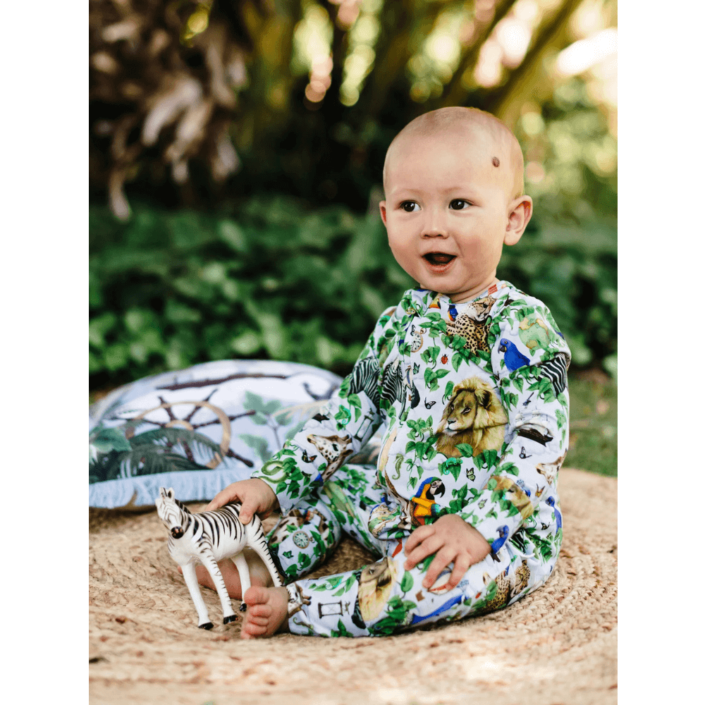 FLEUR HARRIS BEAUTIFUL WORLD TIMELESS COVERALL WINTER SKY