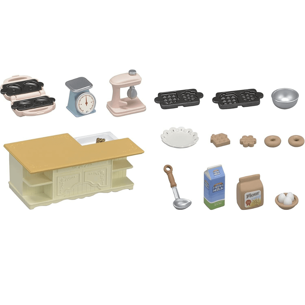 SYLVANIAN FAMILIES KITCHEN ISLAND SET
