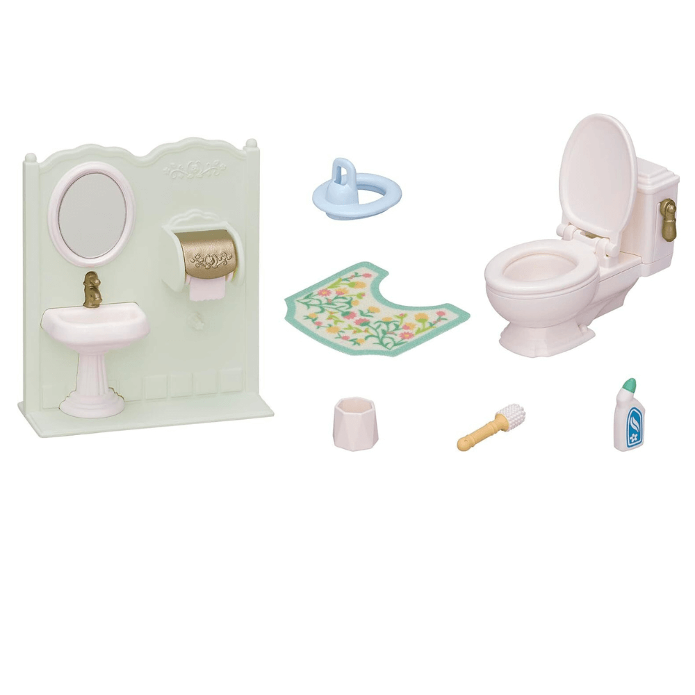 SYLVANIAN FAMILIES TOILET SET