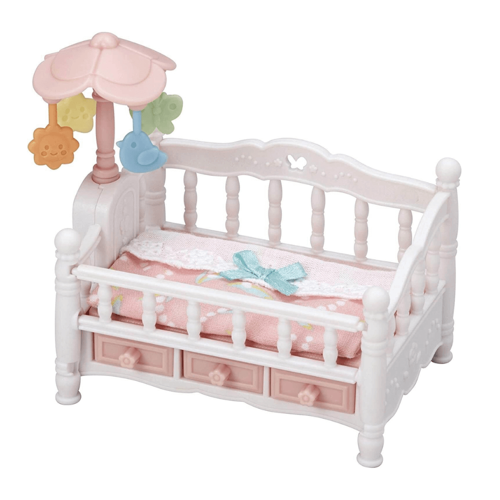 SYLVANIAN FAMILIES CRIB WITH MOBILE SET