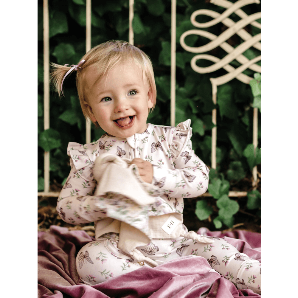 DANCING BUTTERFLIES FRILL COVERALL