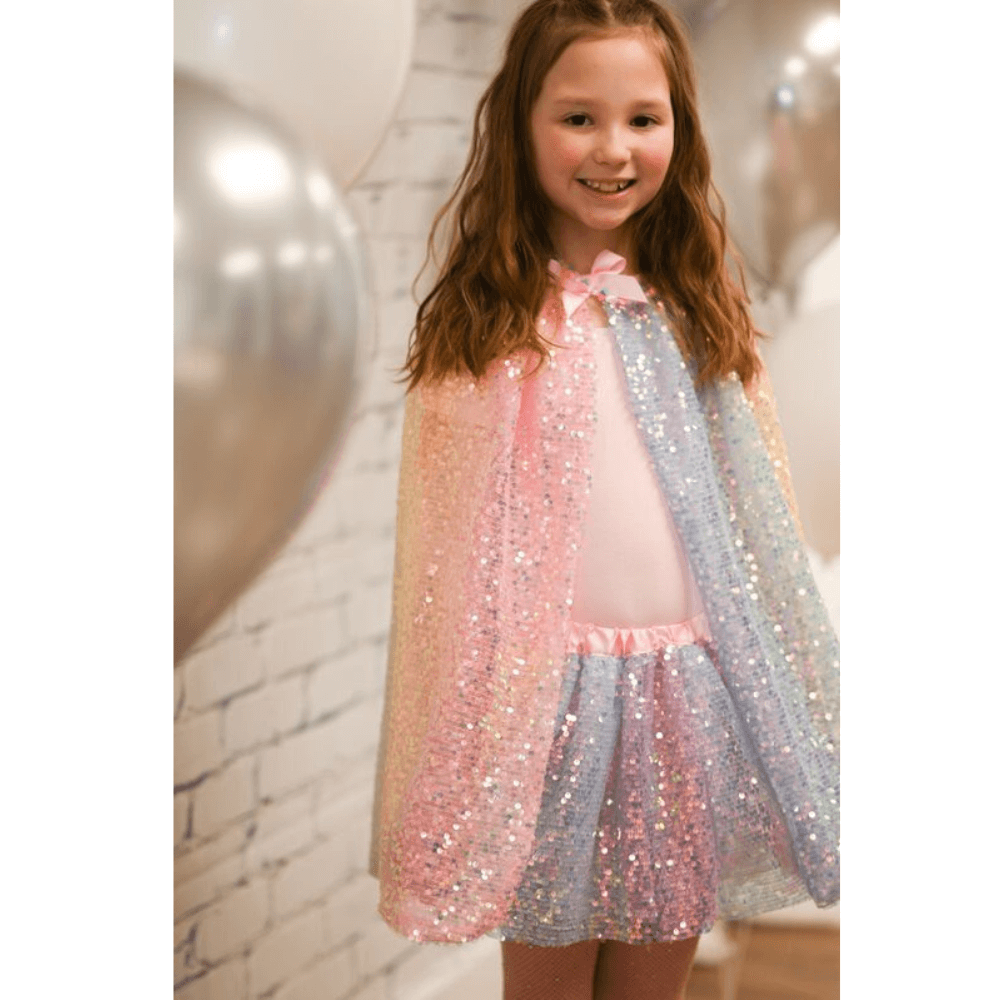 GREAT PRETENDER OMBRE SEQUINS CAPE 4-6
