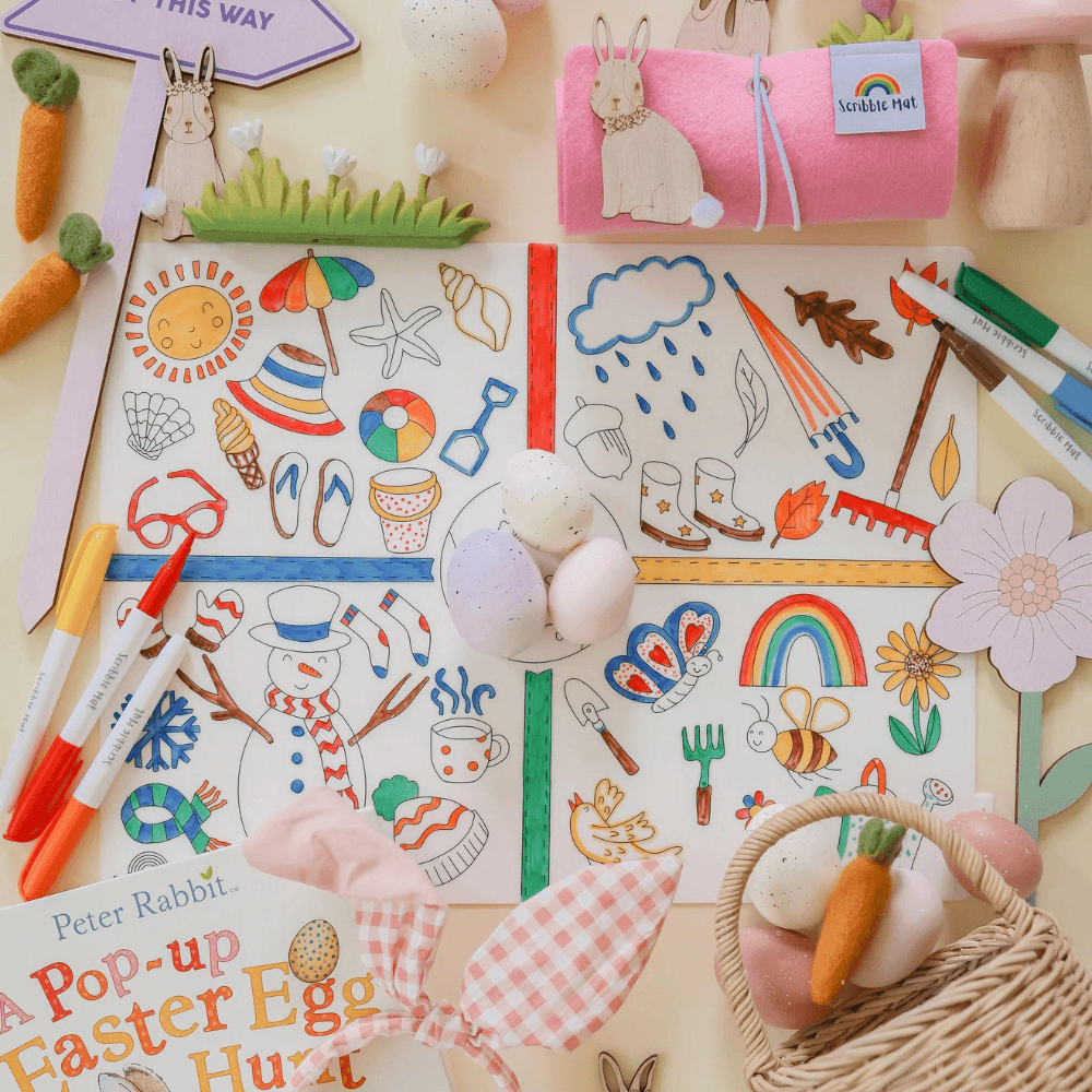 SEASONS REUSABLE SCRIBBLE MAT