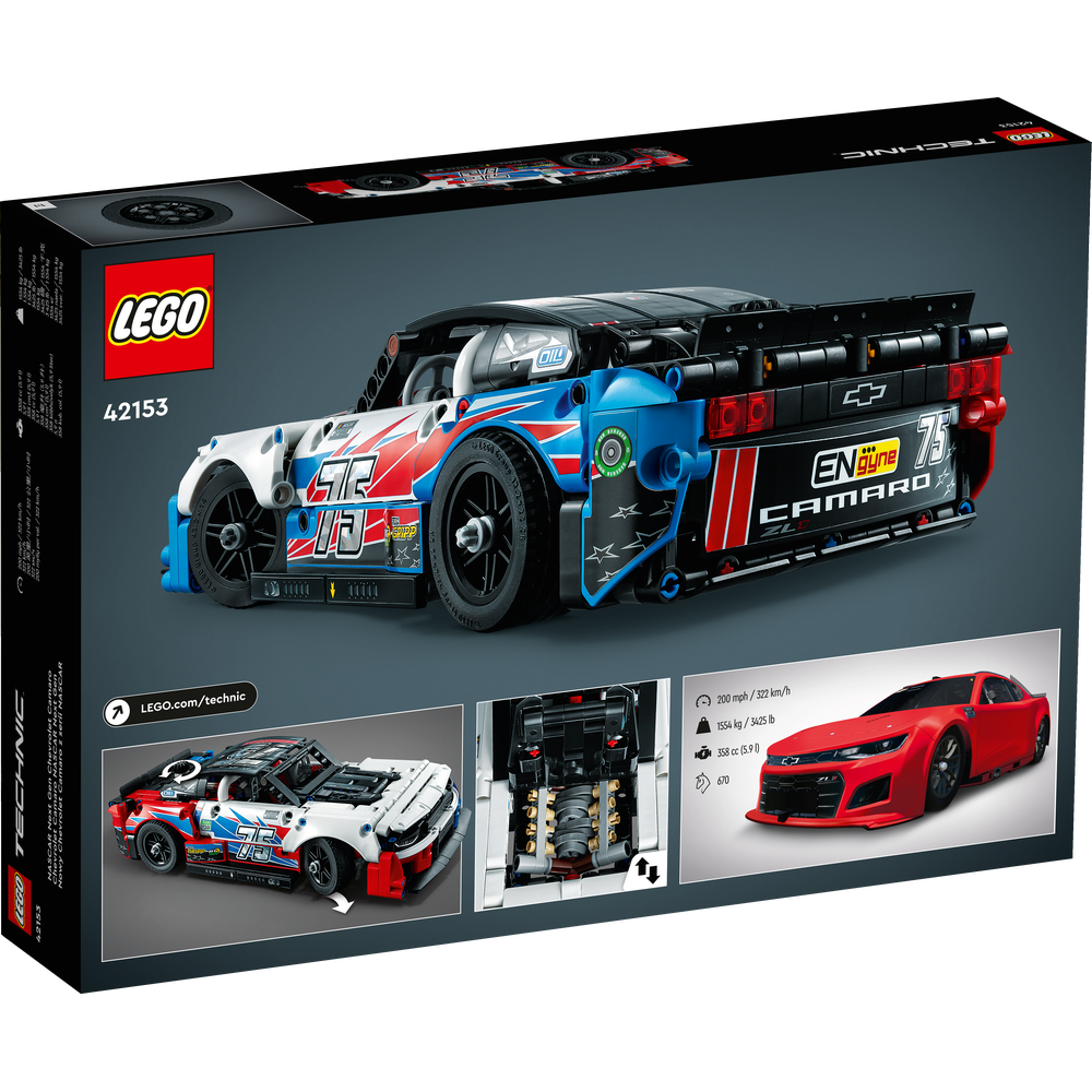 LEGO TECHNIC NASCAR NEXT GEN CHEVROLET CAMARO ZL1 42153