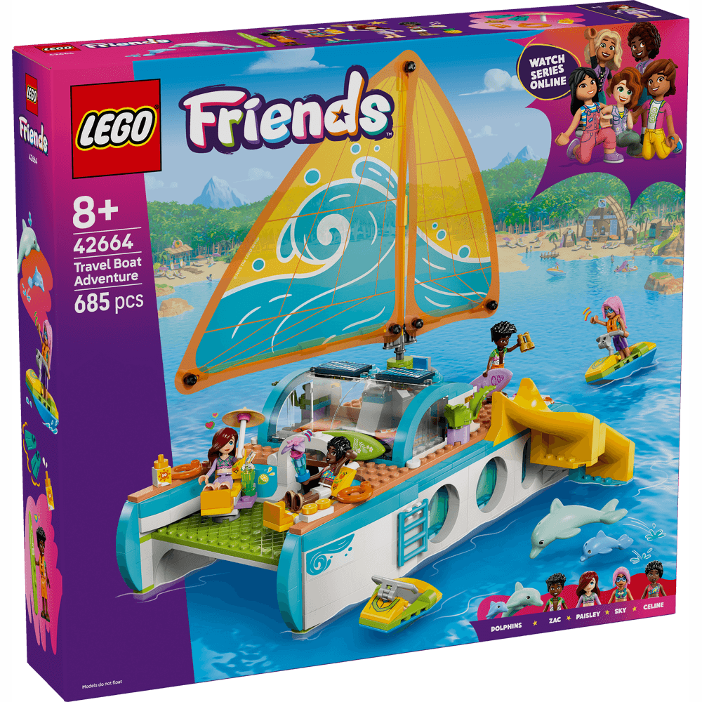 LEGO FRIENDS TRAVEL BOAT ADVENTURE 42664