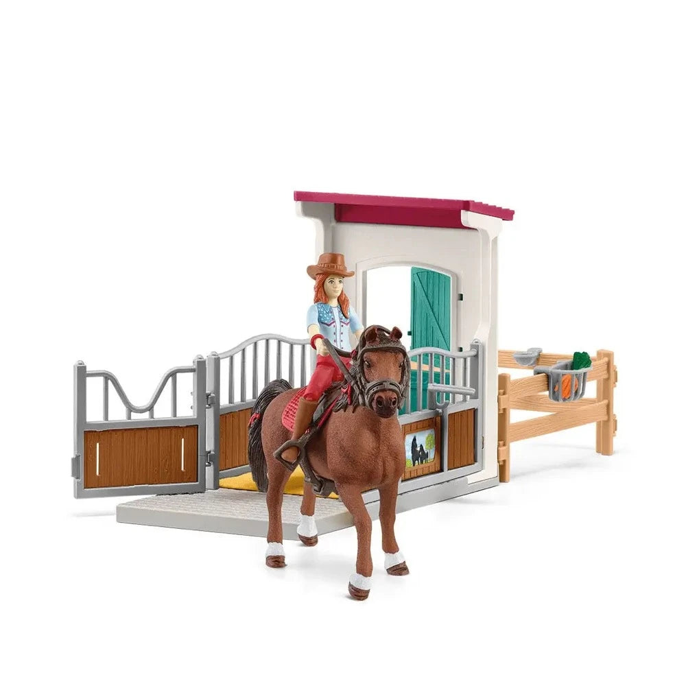 SCHLEICH HORSEBOX HANNAH AND CAYENNE SC42170