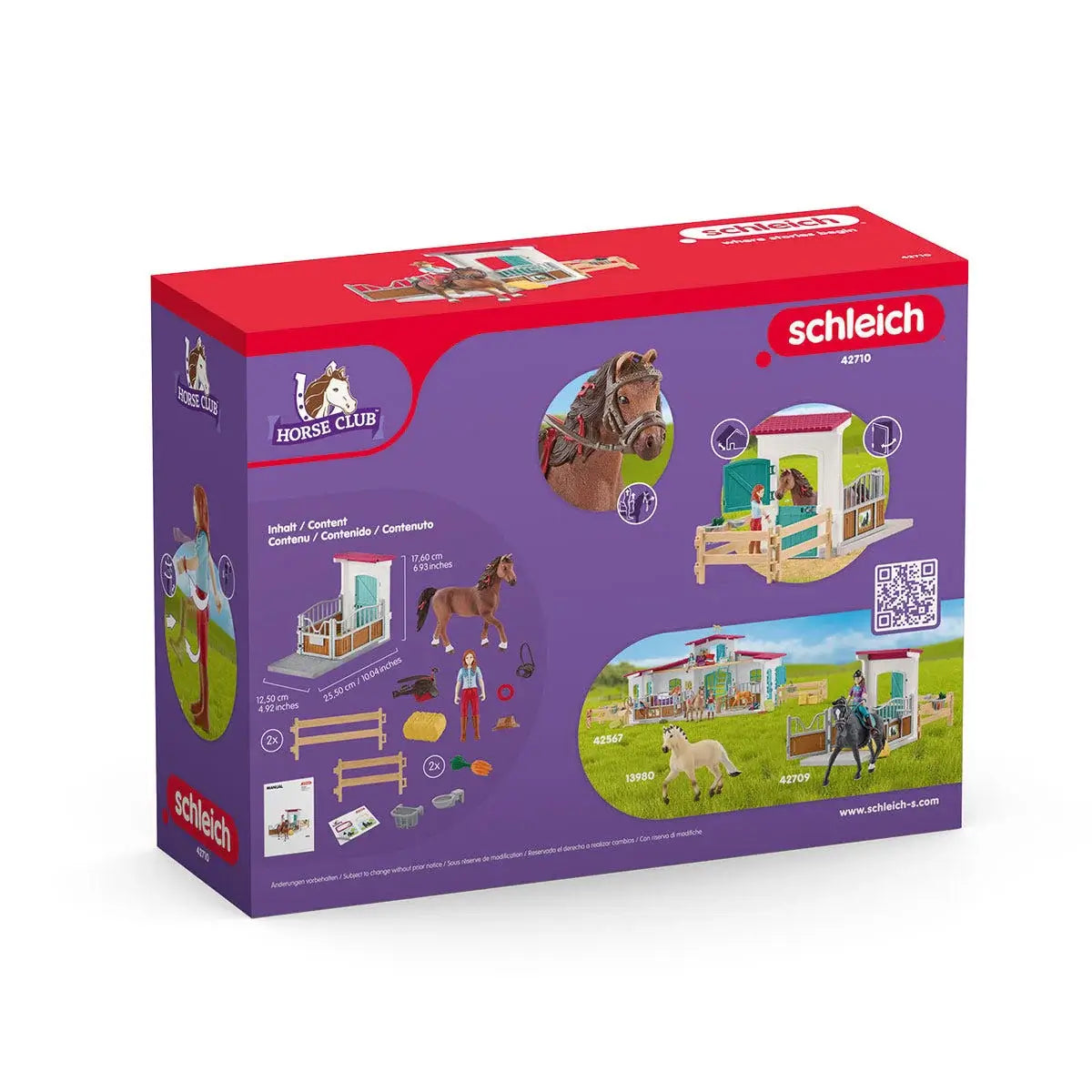 SCHLEICH HORSEBOX HANNAH AND CAYENNE SC42170
