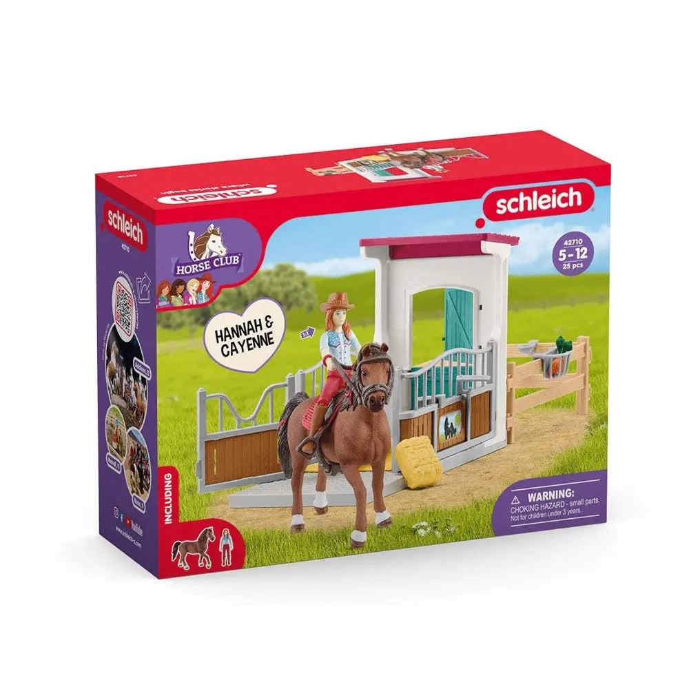 SCHLEICH HORSEBOX HANNAH AND CAYENNE SC42170