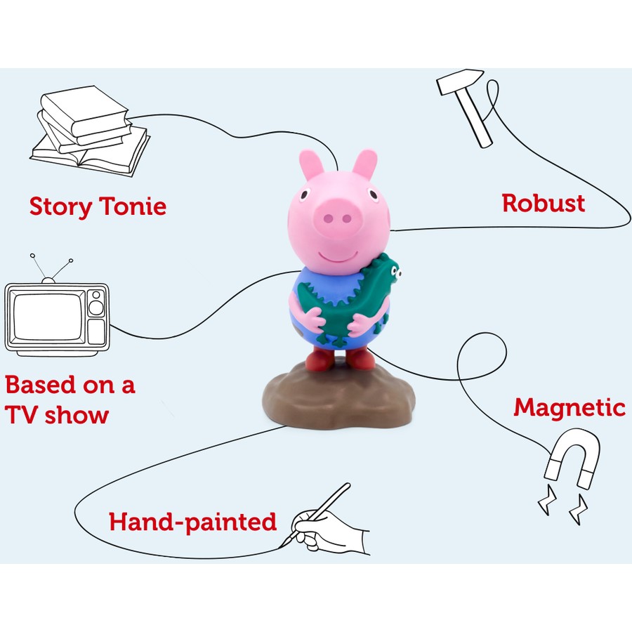 TONIES PEPPA PIG GEORGE TONIE AUDIO CHARACTER