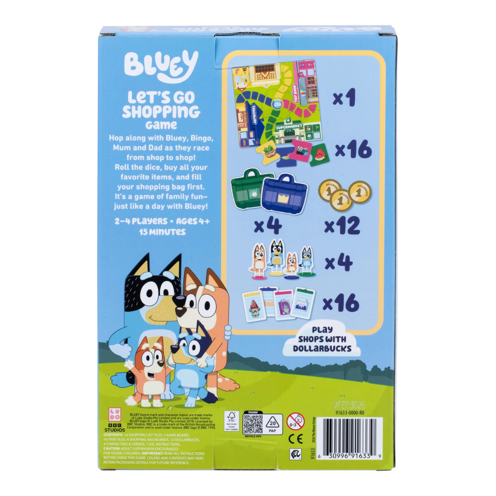 BLUEY LETS GO SHOPPING GAME