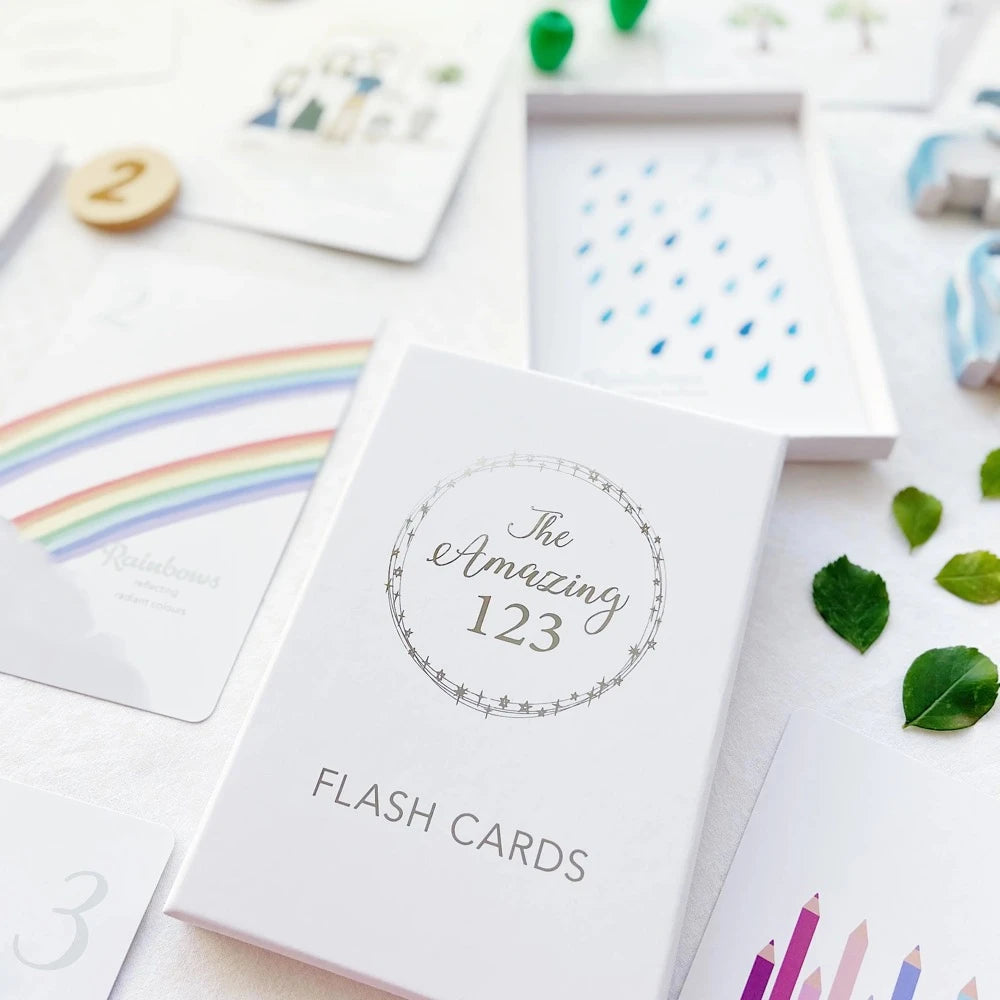 ADORED ILLUSTRATIONS THE AMAZING 123 FLASH CARDS