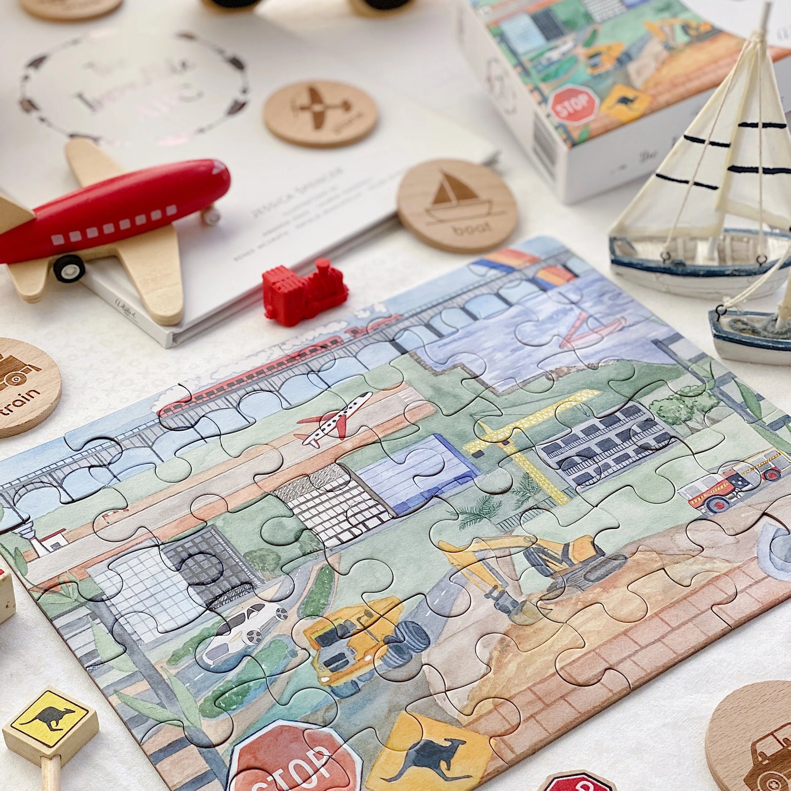 ADORED ILLUSTRATIONS THE INCREDIBLE PUZZLE TRAVEL