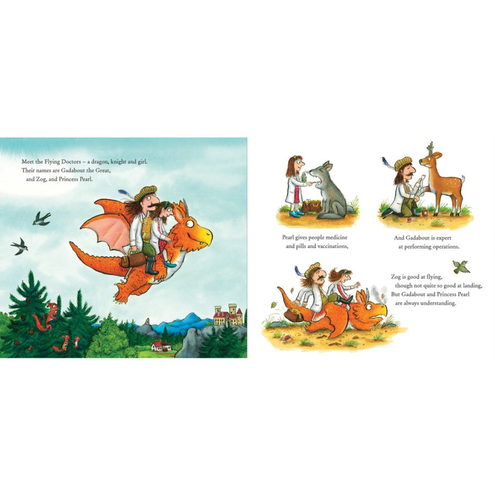JULIA DONALDSON ZOG AND THE FLYING DOCTORS HARD BACK