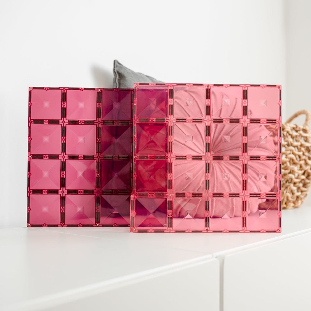 CONNETIX 2 PIECE PINK AND BERRY BASE PLATE PACK