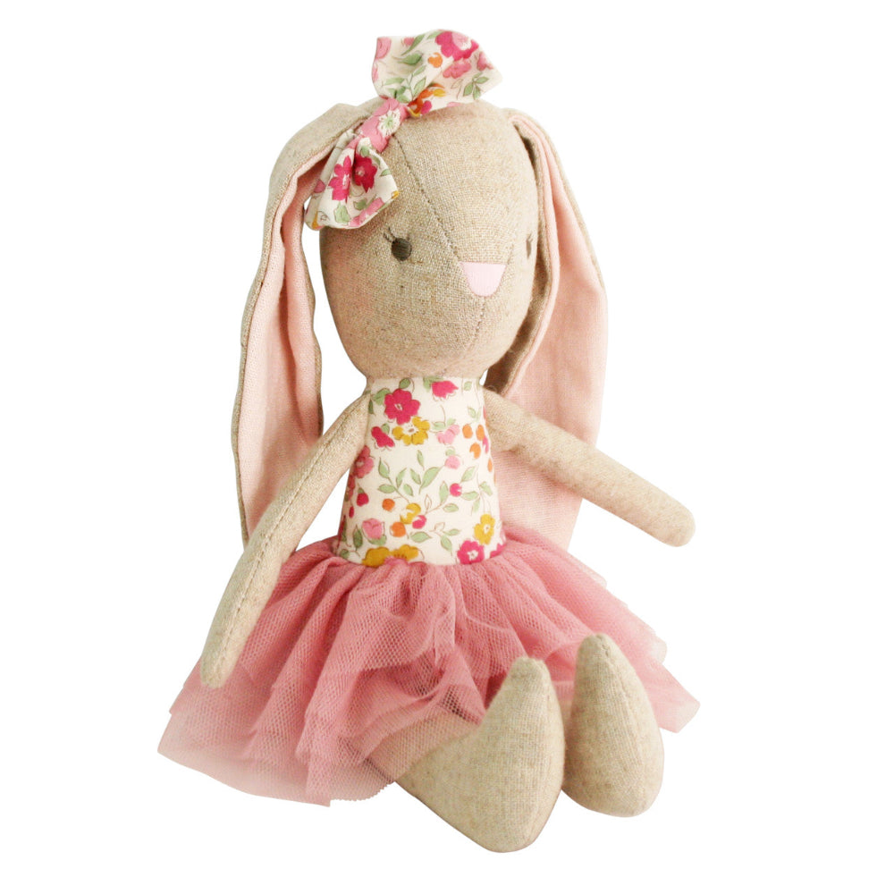 LINEN BABY BUNNY ROSE GARDEN
