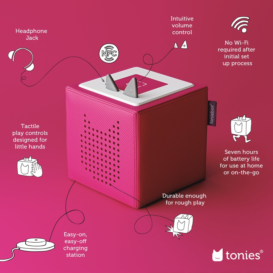 TONIES TONIEBOX PLAYTIME PUPPY STARTER SET PINK