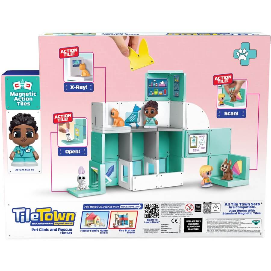 PET CLINIC AND RESCUE TILE TOWN SET