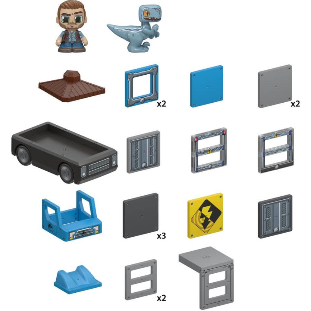 JURASSIC WORLD DINO RESCUE TILE TOWN SET
