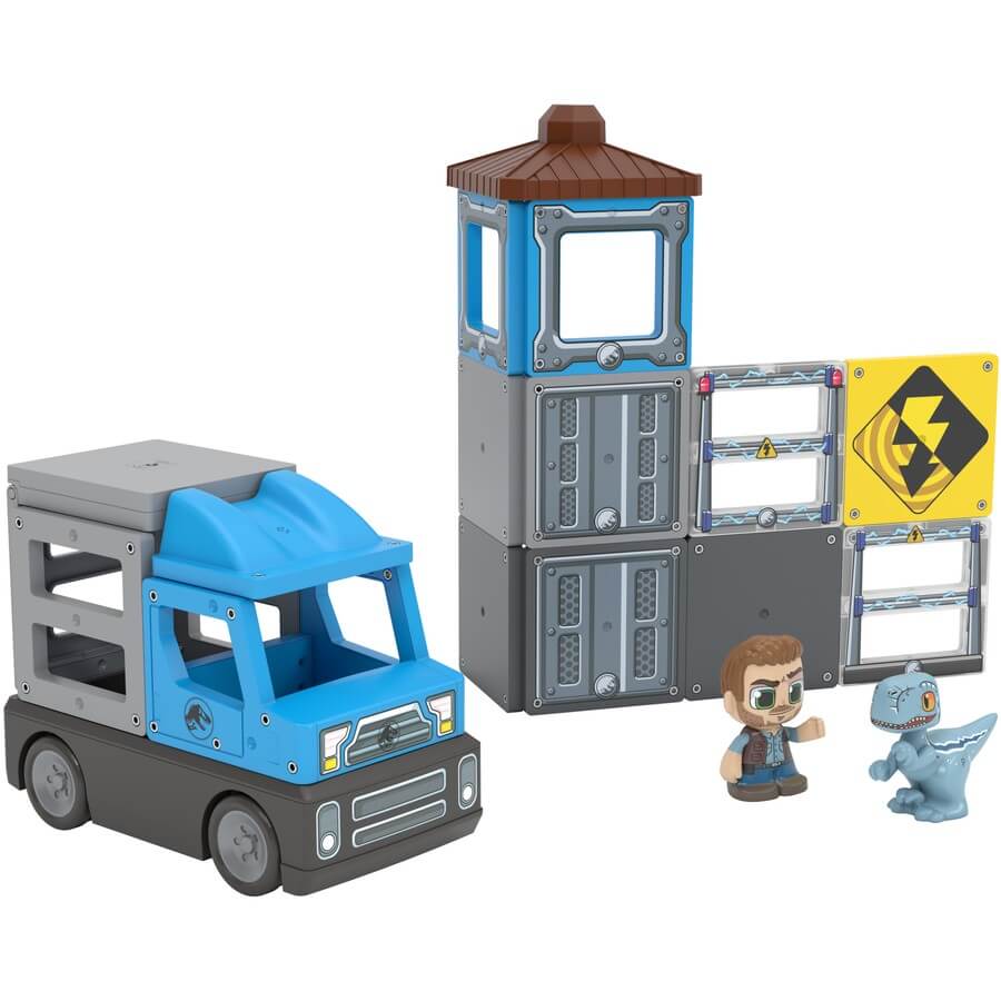 JURASSIC WORLD DINO RESCUE TILE TOWN SET