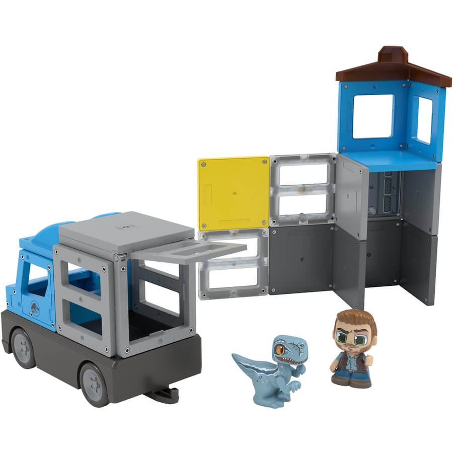 JURASSIC WORLD DINO RESCUE TILE TOWN SET