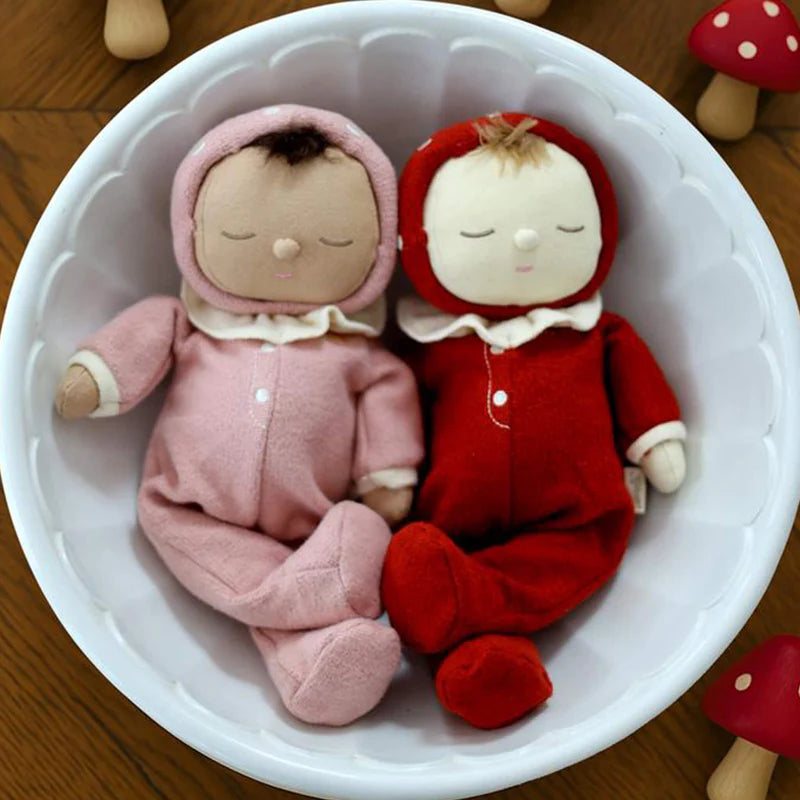 OLLIELLA DOZY DINKUM TOADSTOOL MOPPET RED
