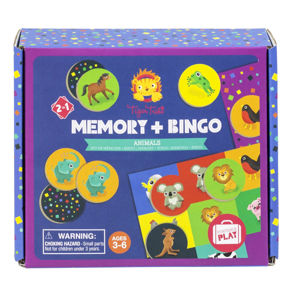 TIGER TRIBE MEMORY AND BINGO ANIMALS