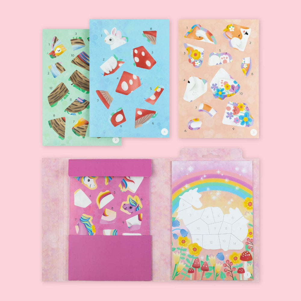 TIGER TRIBE MAGICAL GARDEN STICKER BY NUMBERS