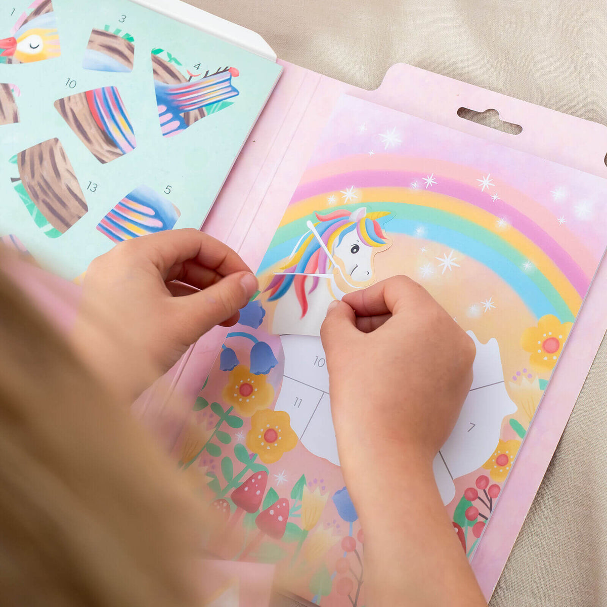 TIGER TRIBE MAGICAL GARDEN STICKER BY NUMBERS