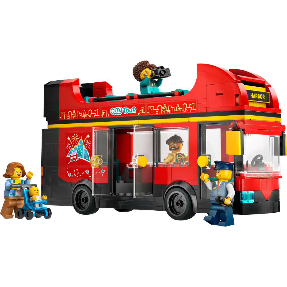 LEGO CITY GREAT VEHICLES RED DOUBLE DECKER SIGHTSEEING BUS 60407