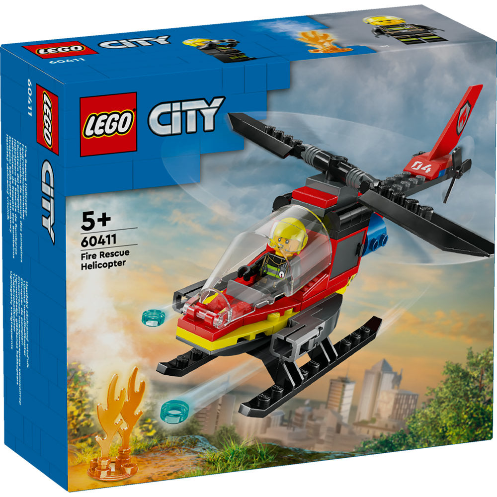 LEGO CITY FIRE FIRE RESCUE HELICOPTER 60411