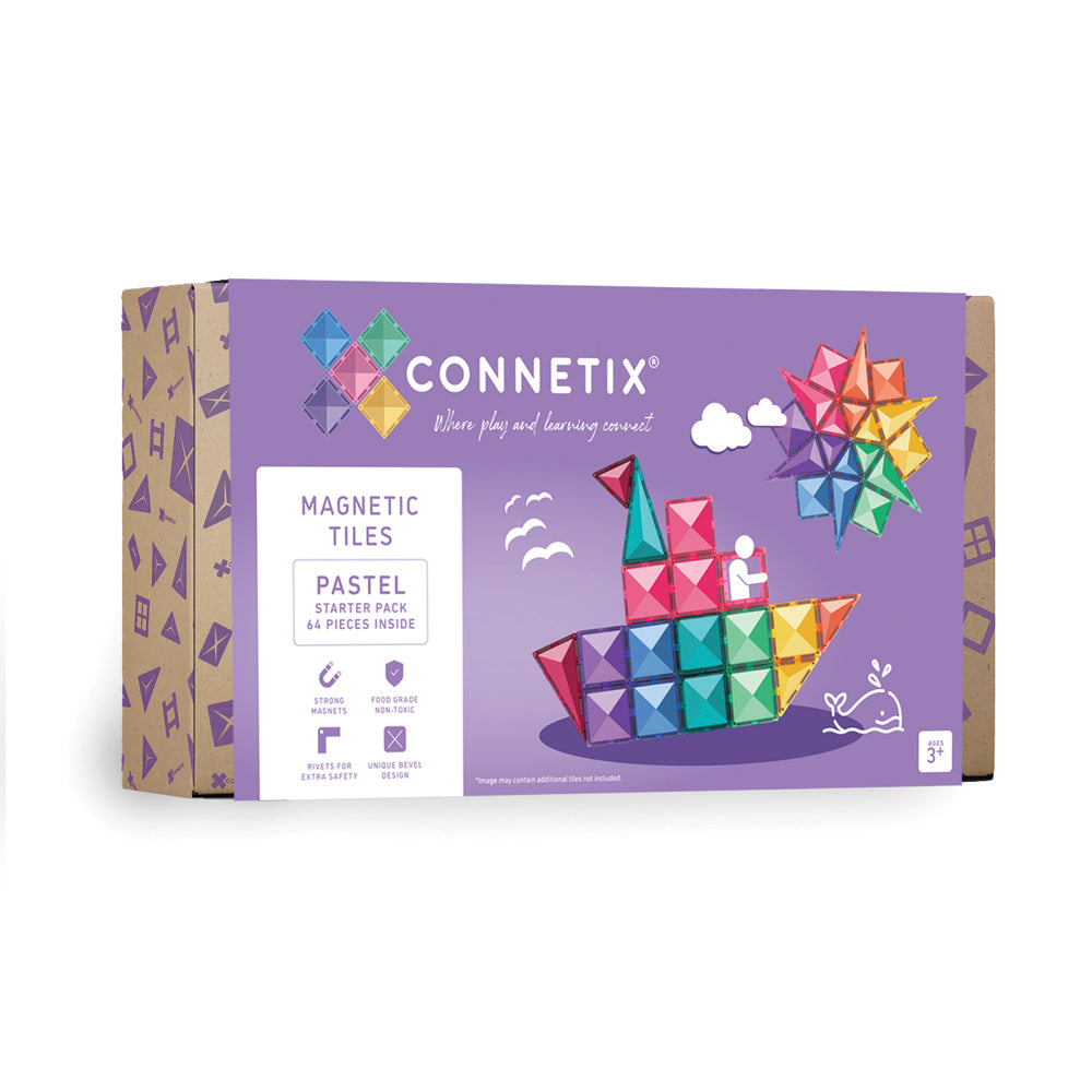 CONNETIX 64 PIECE PASTEL STARTER PACK