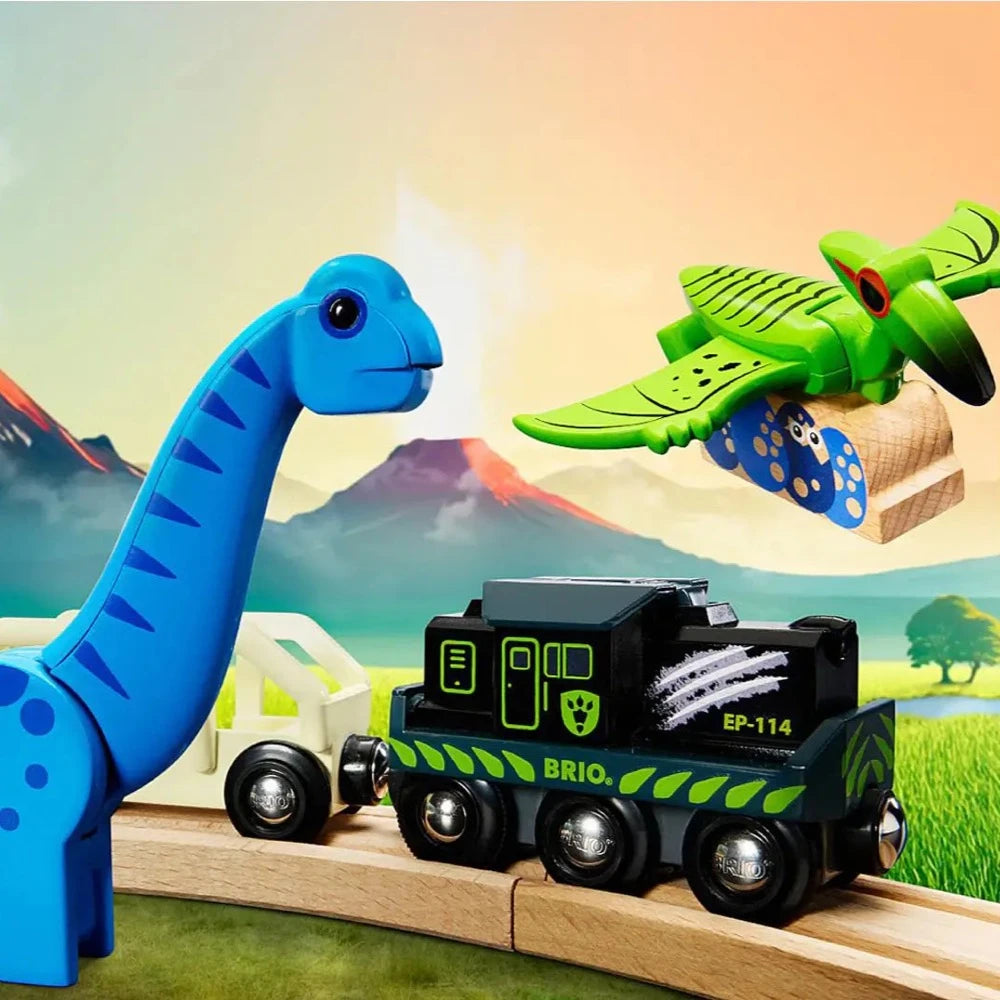 BRIO DINOSAUR BATTERY TRAIN