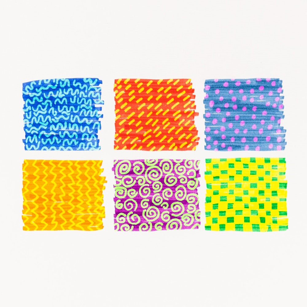 TIGER TRIBE COLOUR CHANGE MARKERS 6 PACK