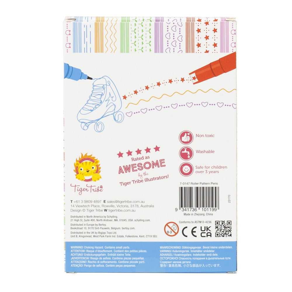 TIGER TRIBE ROLLER PATTERN PENS