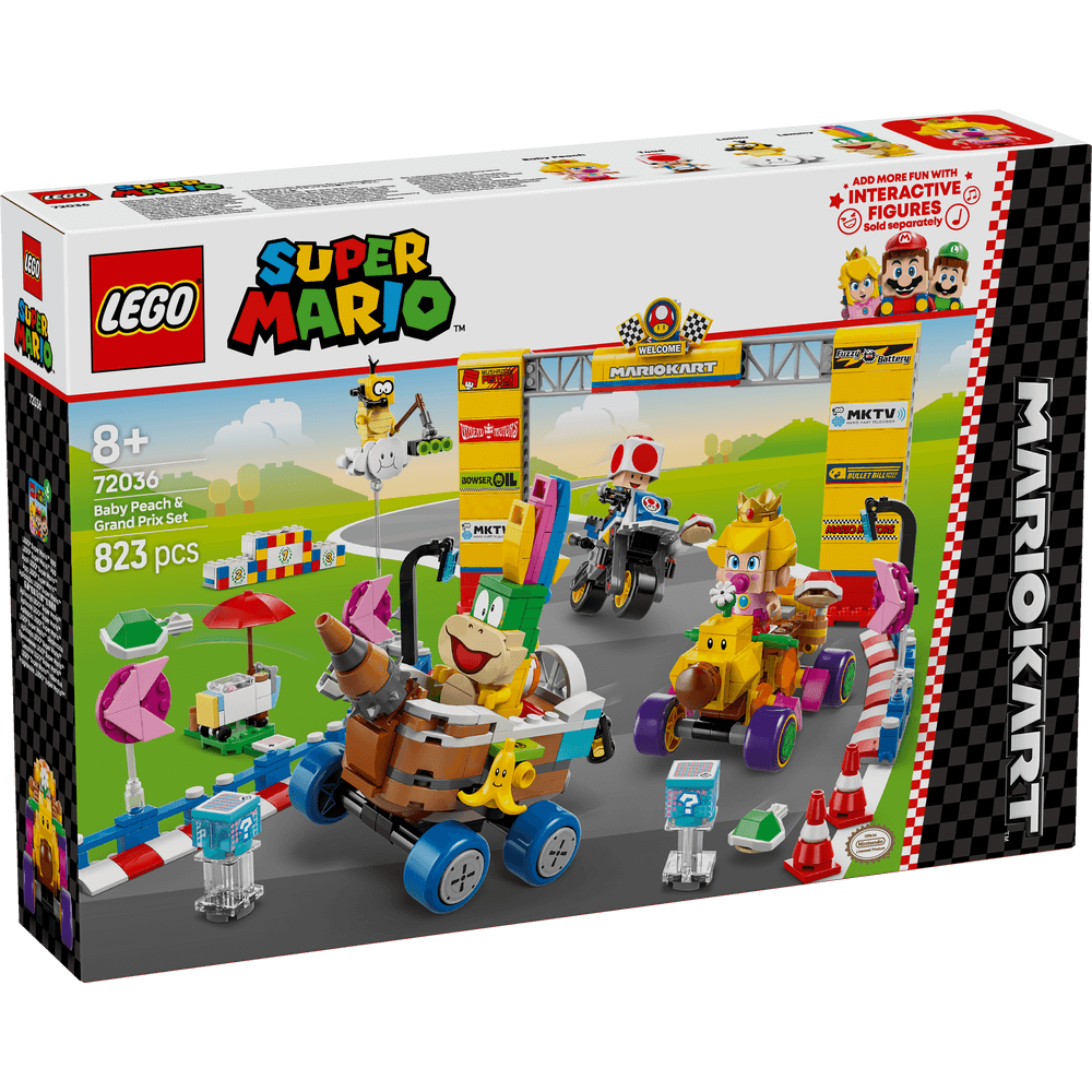 SUPER MARIO BABY PEACH AND GRAND PRIX SET 72036