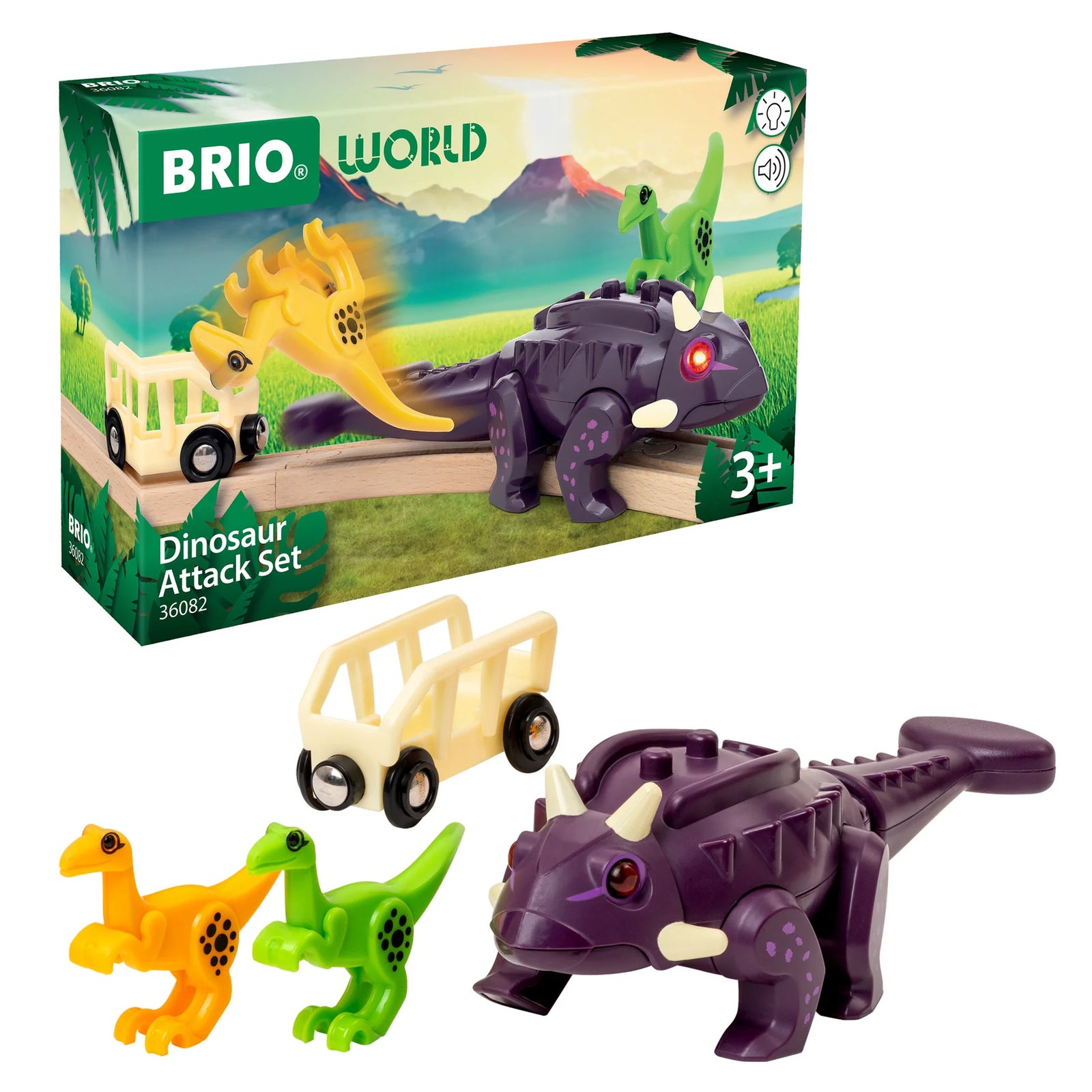 BRIO DINOSAUR ATTACK SET