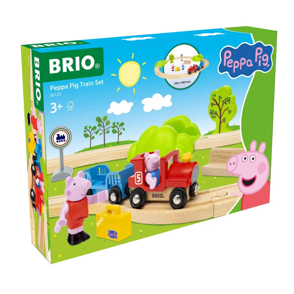 BRIO PEPPA PIG 18PC TRAIN SET